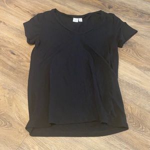Black V-Neck Tee